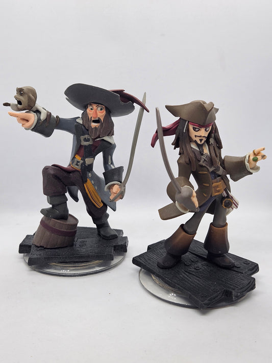 Disney Infinity: Jack Sparrow & Barbossa (Loose)