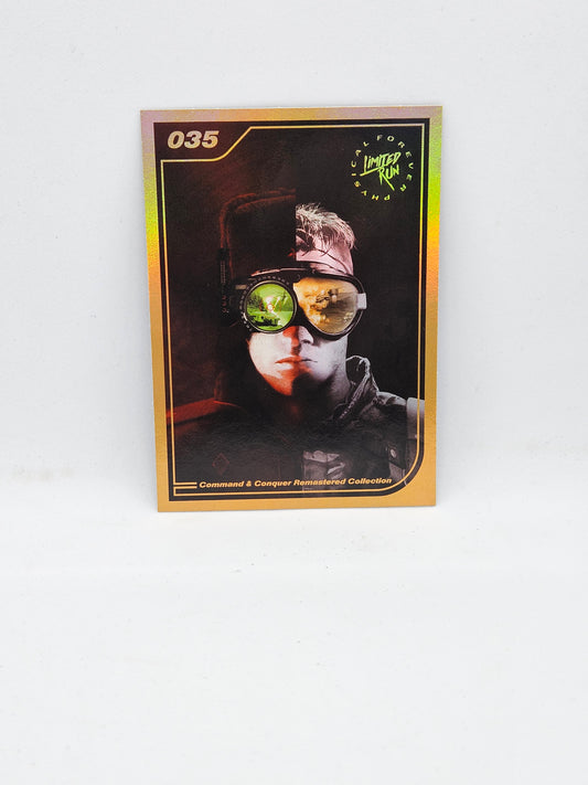 (S2.)035 Command & Conquer Remastered LRG Trading Card (Gold)