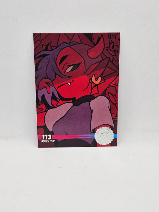 (S3.) 113 Demon Turf LRG Trading Card (Silver)