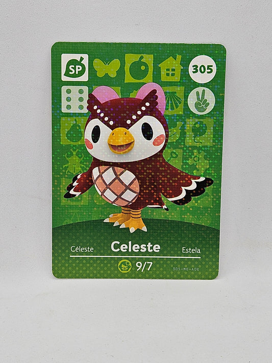 305 Celeste Animal Crossing Amiibo Card Series 4