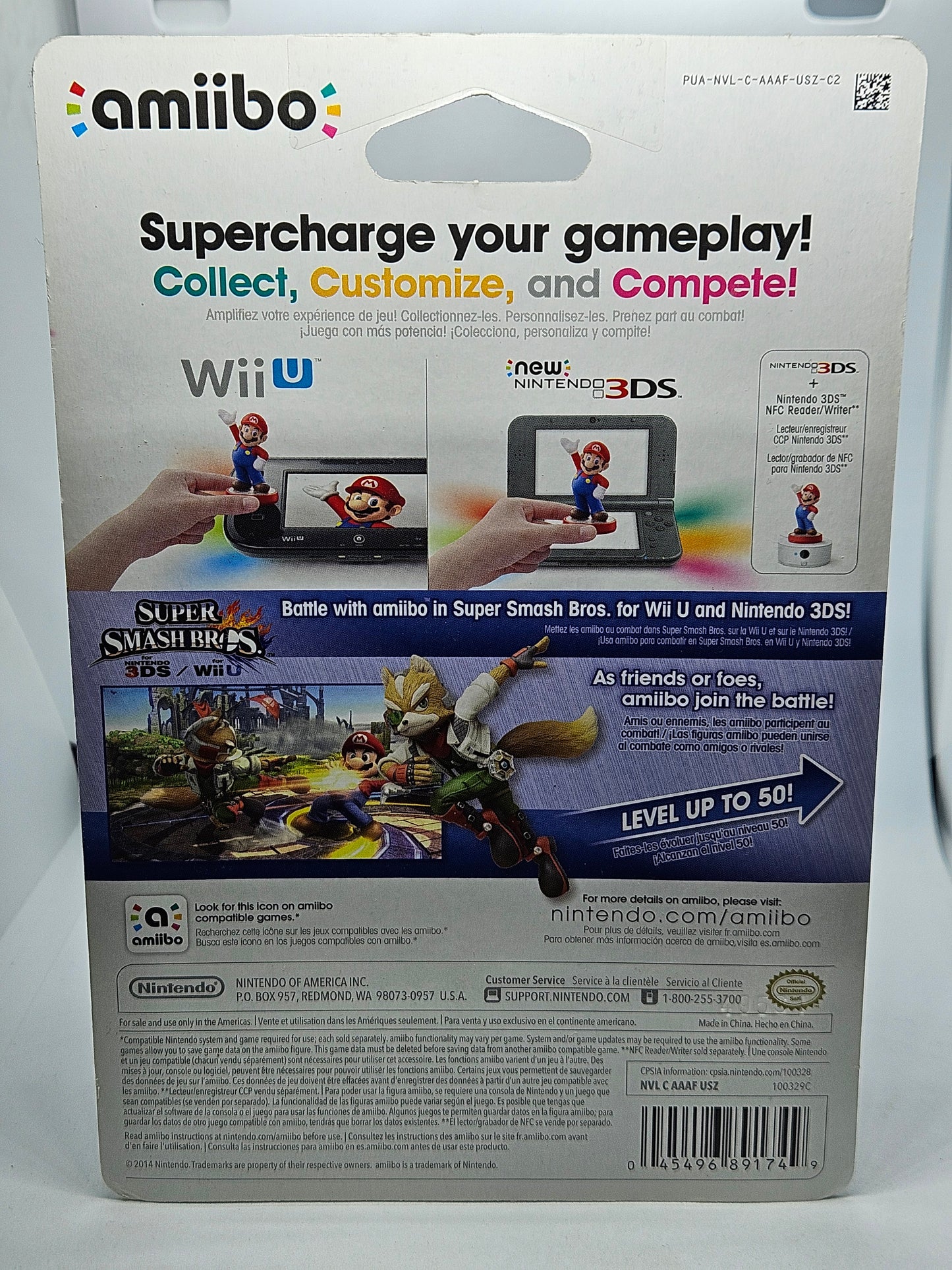 Fox Amiibo Super Smash Bros. (Sealed)