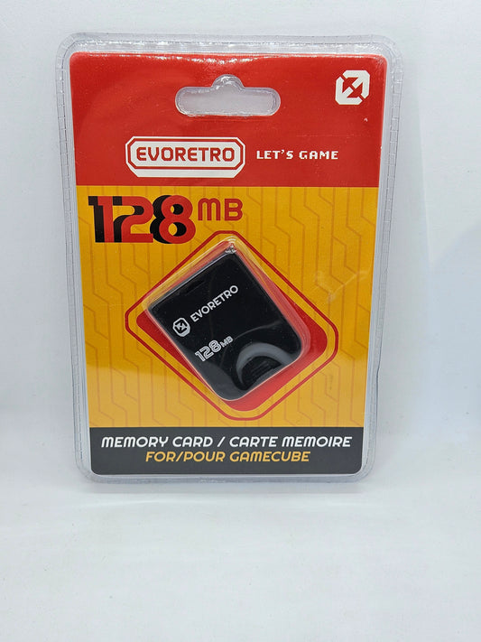 EvoRetro GameCube Memory Card 128MB (Sealed)