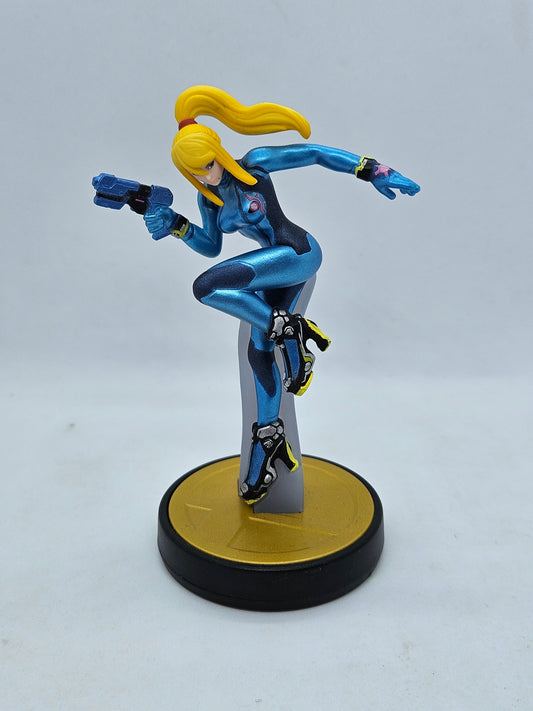 Zero Suit Samus Amiibo Super Smash Bros. (Loose)