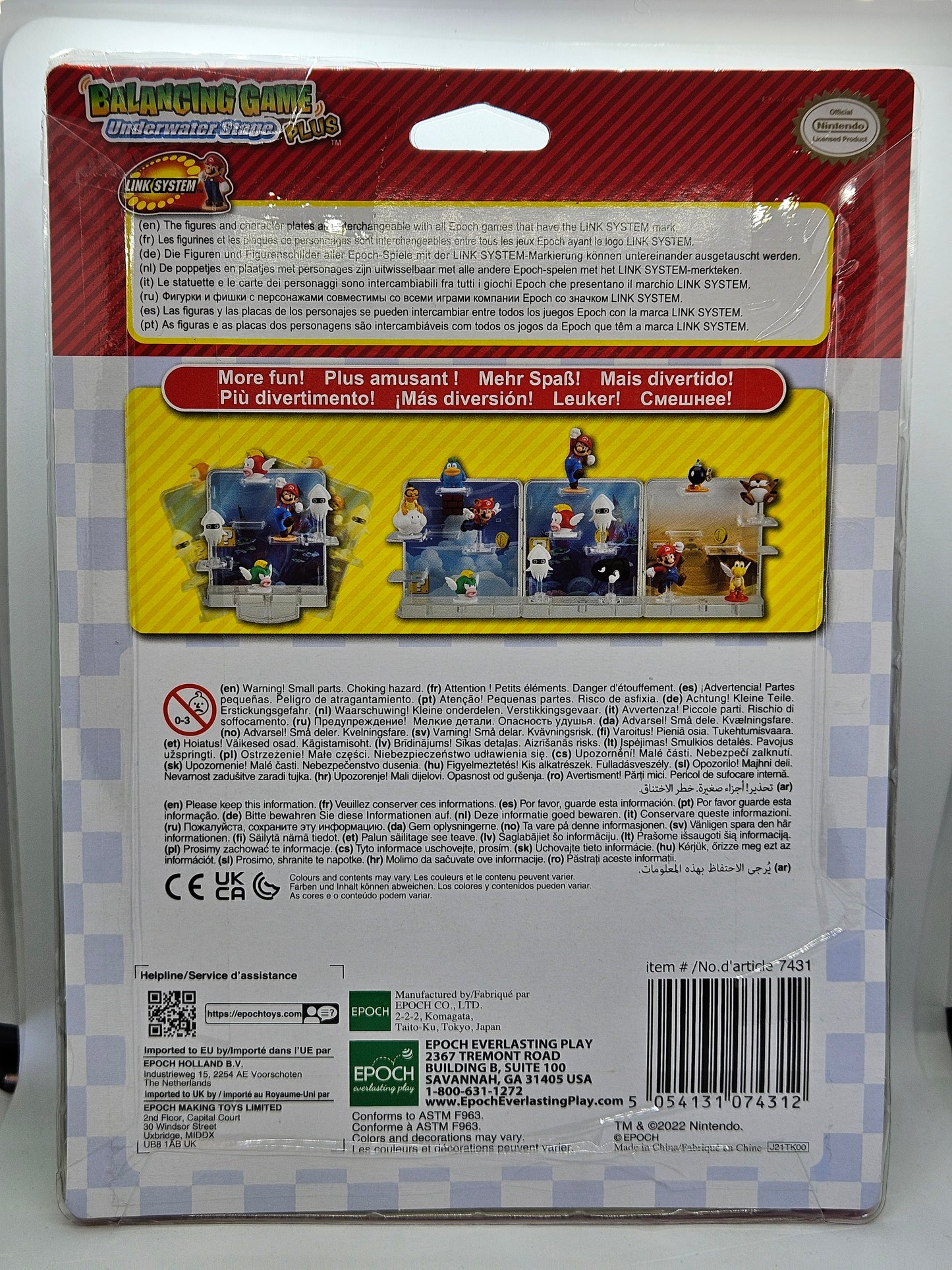 Super Mario Balance Game Under Water Stage (Sealed)