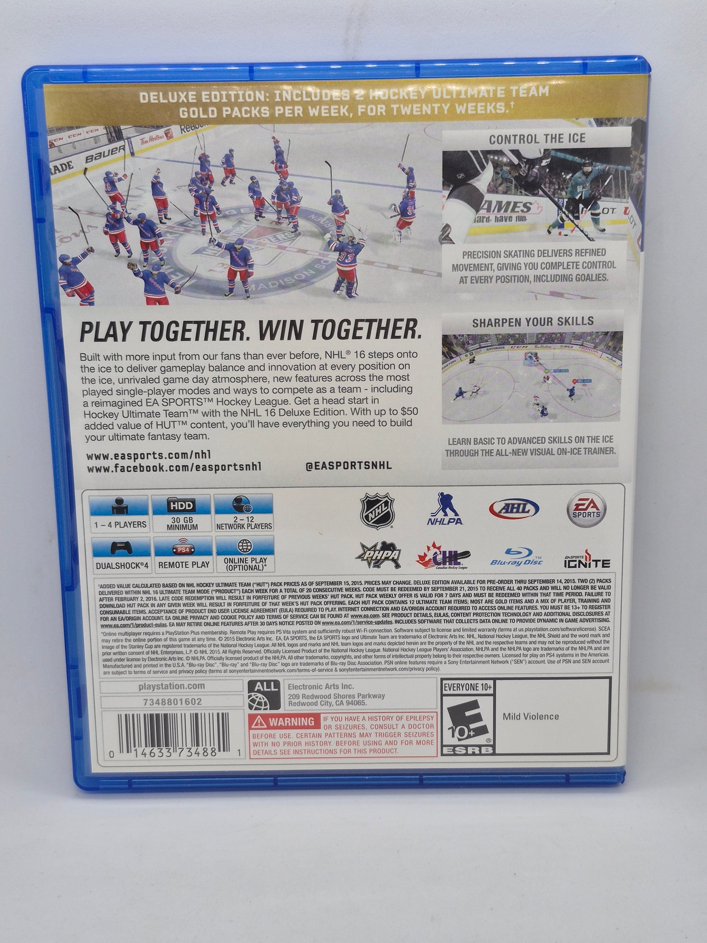 NHL 16 - Deluxe Edition (Complete)
