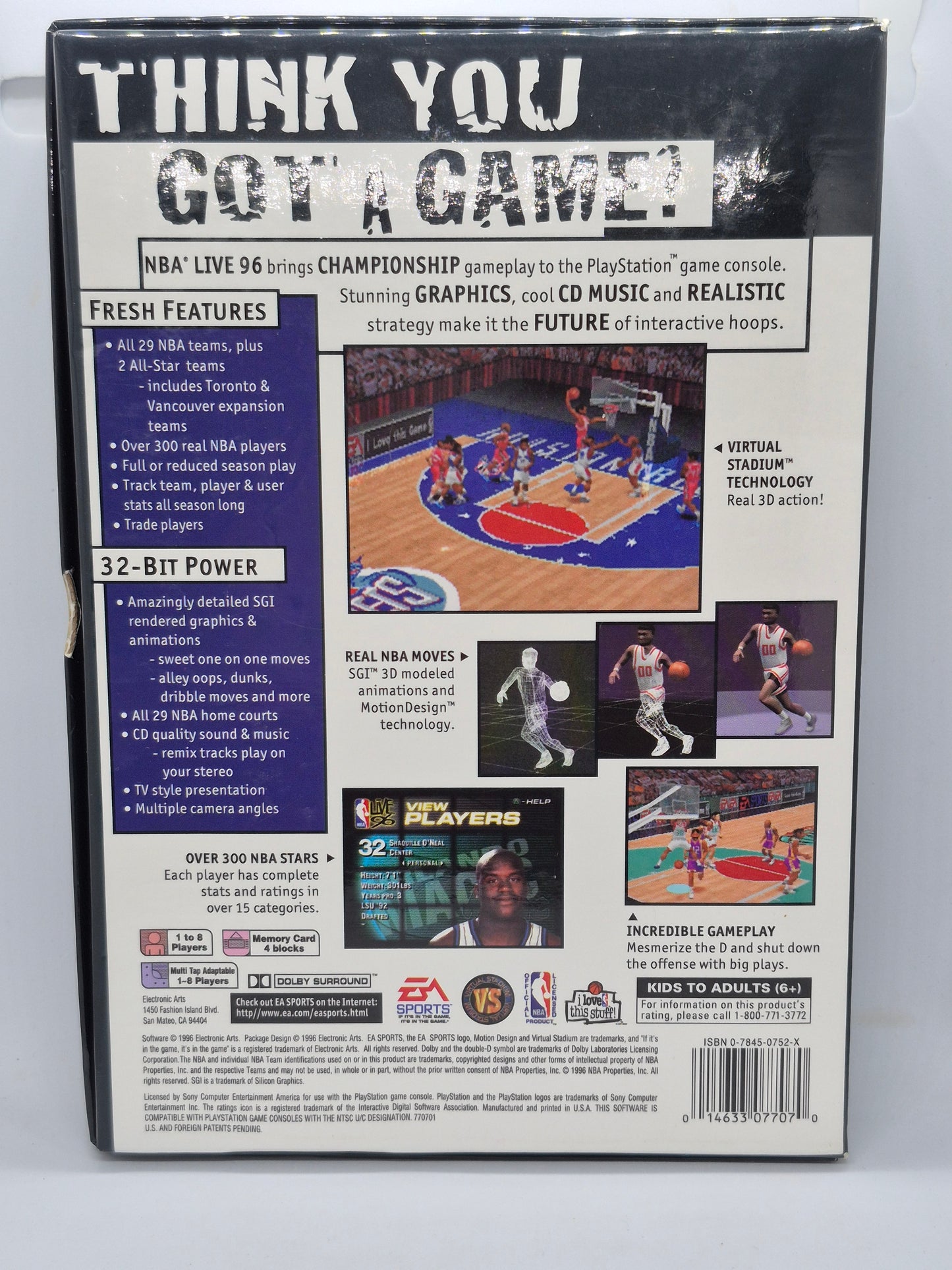 NBA Live 96 - Long Box Ver. (Complete)