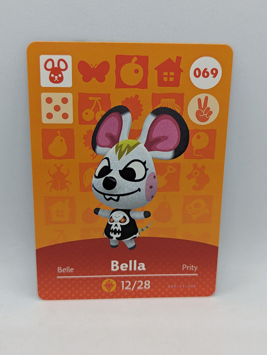 069 Bella Animal Crossing Amiibo Card Series 1