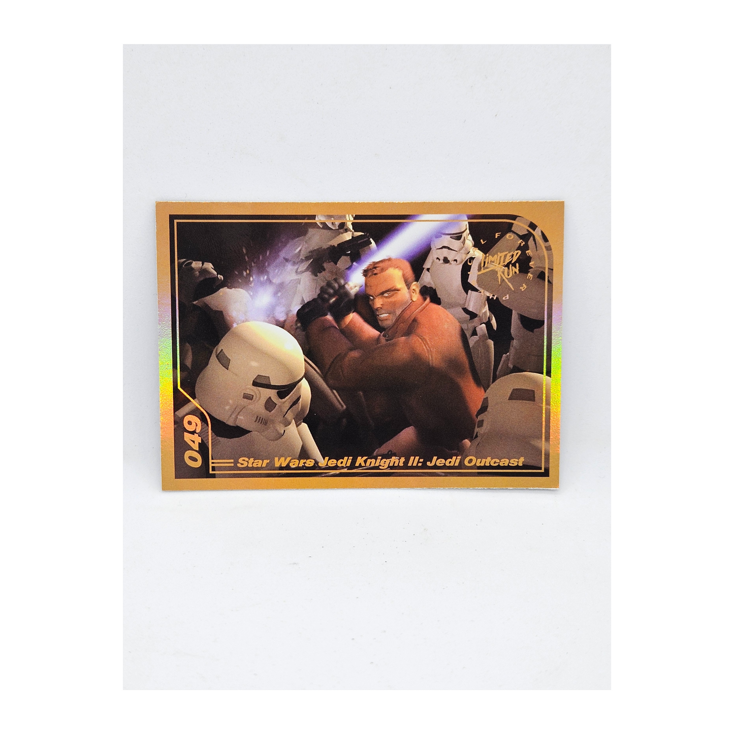 (S2.)049 Star Wars Jedi KnightII: Jedi Outcast LRG Trading Card (Gold)
