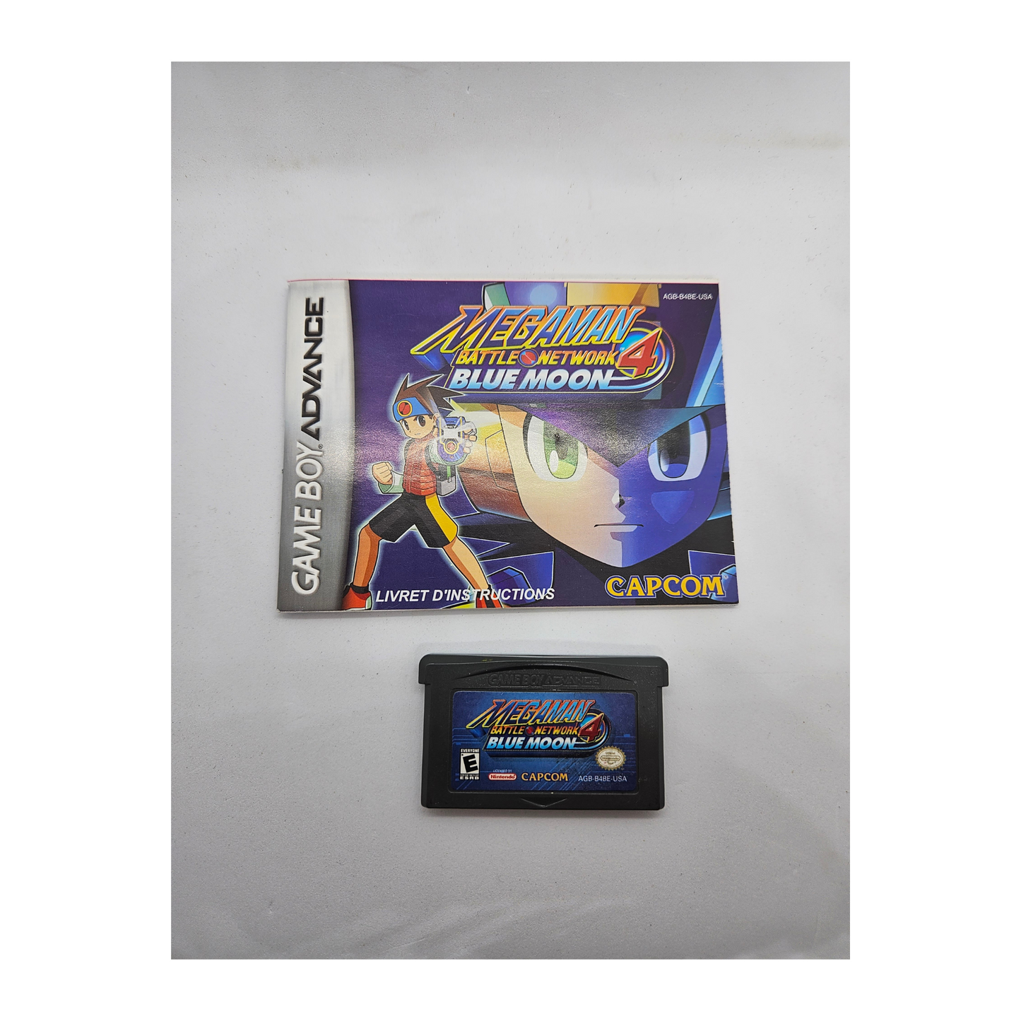 Mega Man Battle Network Blue Moon 4 (Cart & Manual)