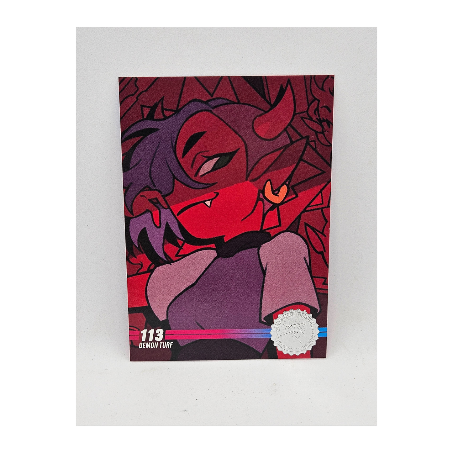 (S3.) 113 Demon Turf LRG Trading Card (Silver)