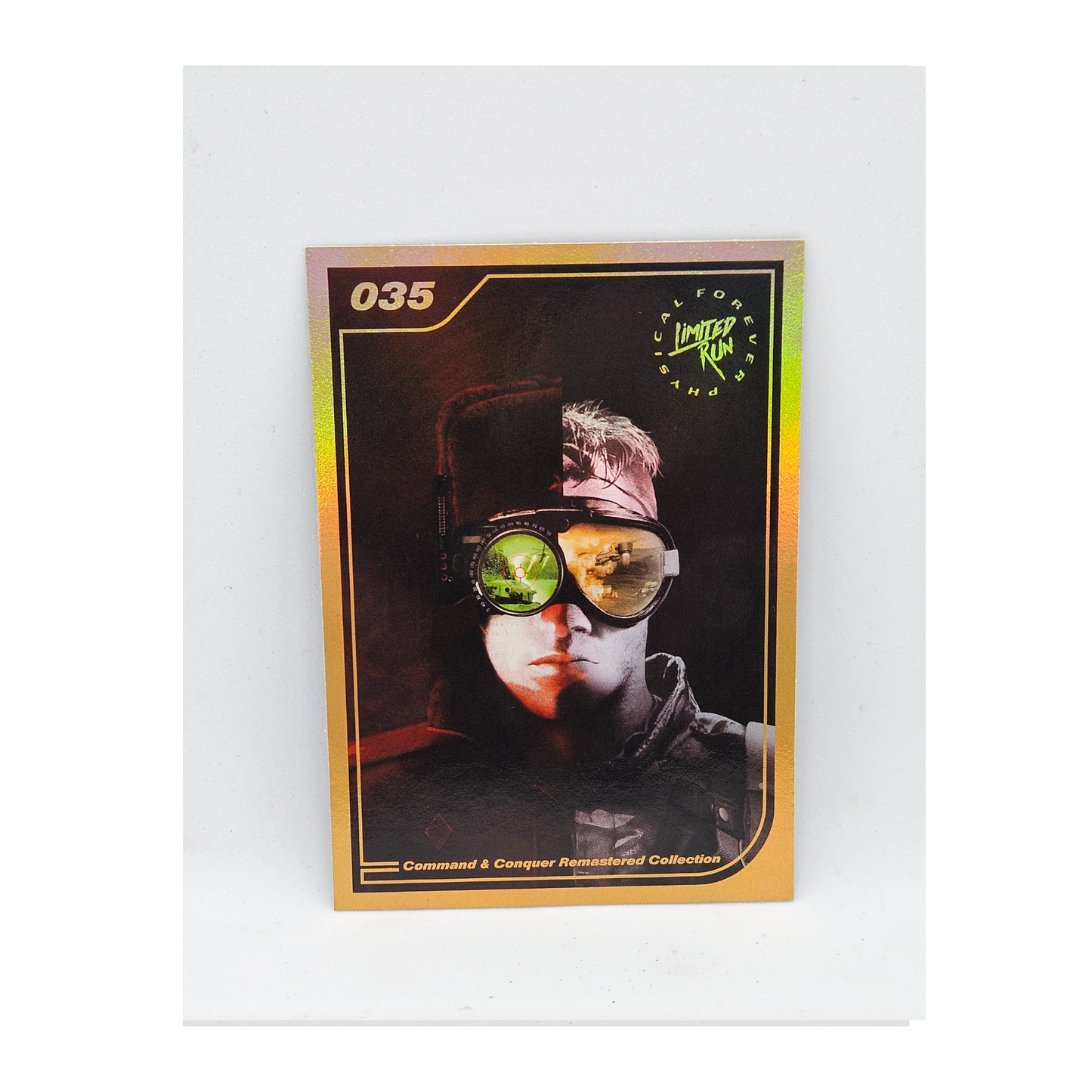(S2.)035 Command & Conquer Remastered LRG Trading Card (Gold)