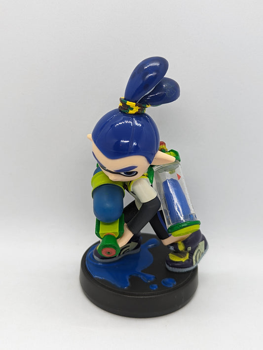 Blue Hair Inkling Boy Amiibo (Loose)