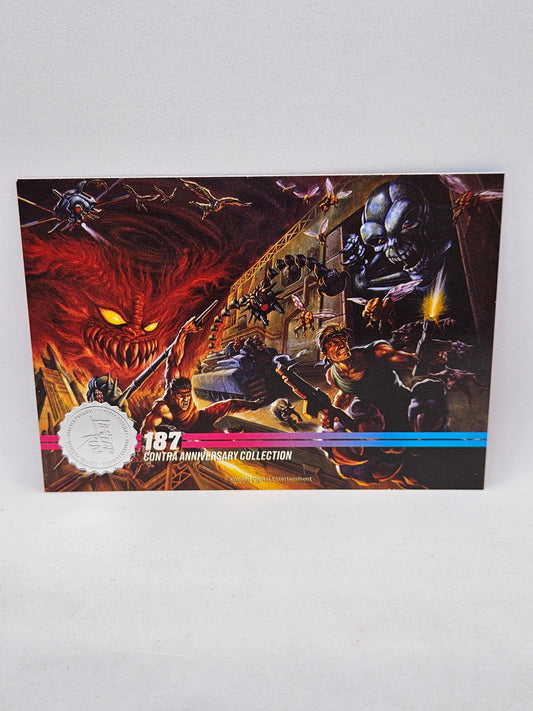 (S3.) 187 Contra Anniversary Collection LRG Trading Card (Silver)