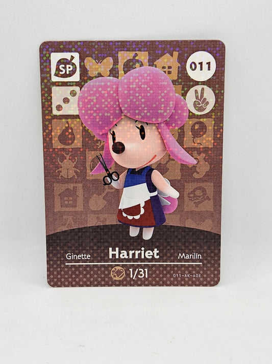 011 Harriet Animal Crossing Amiibo Card Series 1