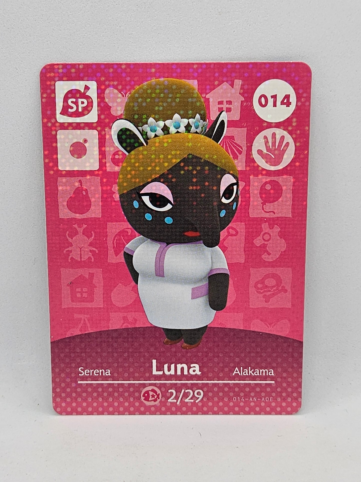 014 Luna Animal Crossing Amiibo Card Series 1