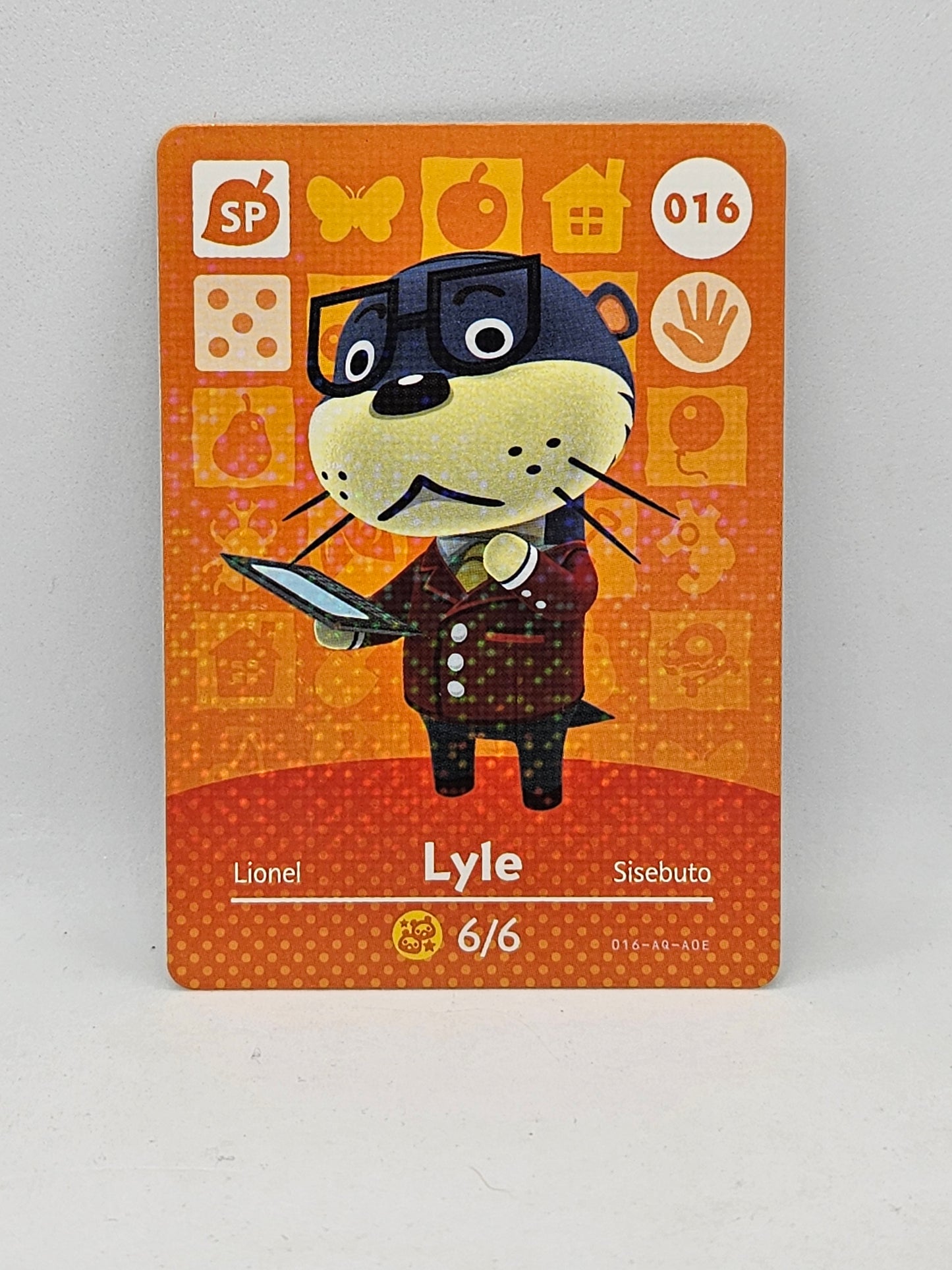 016 Lyle Animal Crossing Amiibo Card Series 1