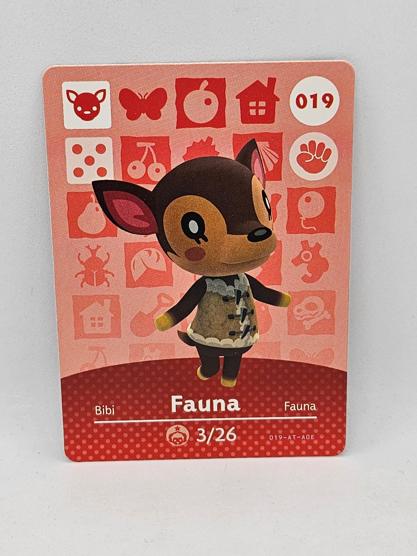 019 Fauna Animal Crossing Amiibo Card Series 1