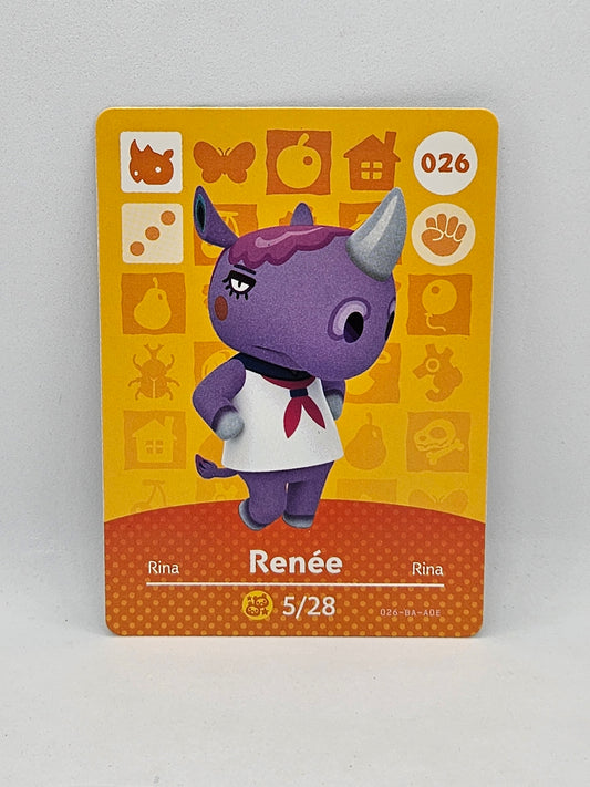 026 Renee Animal Crossing Amiibo Card Series 1