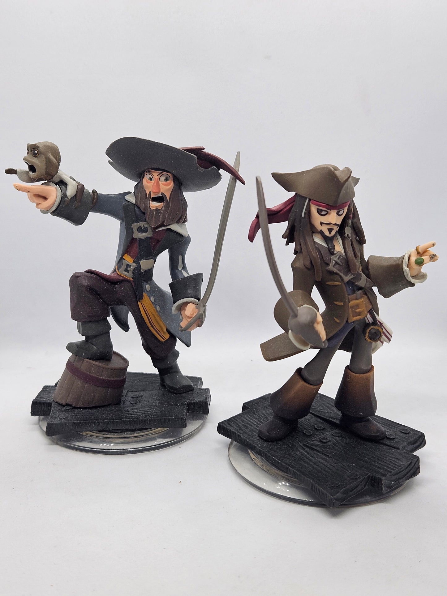 Disney Infinity:  Jack Sparrow & Barbossa (Loose)