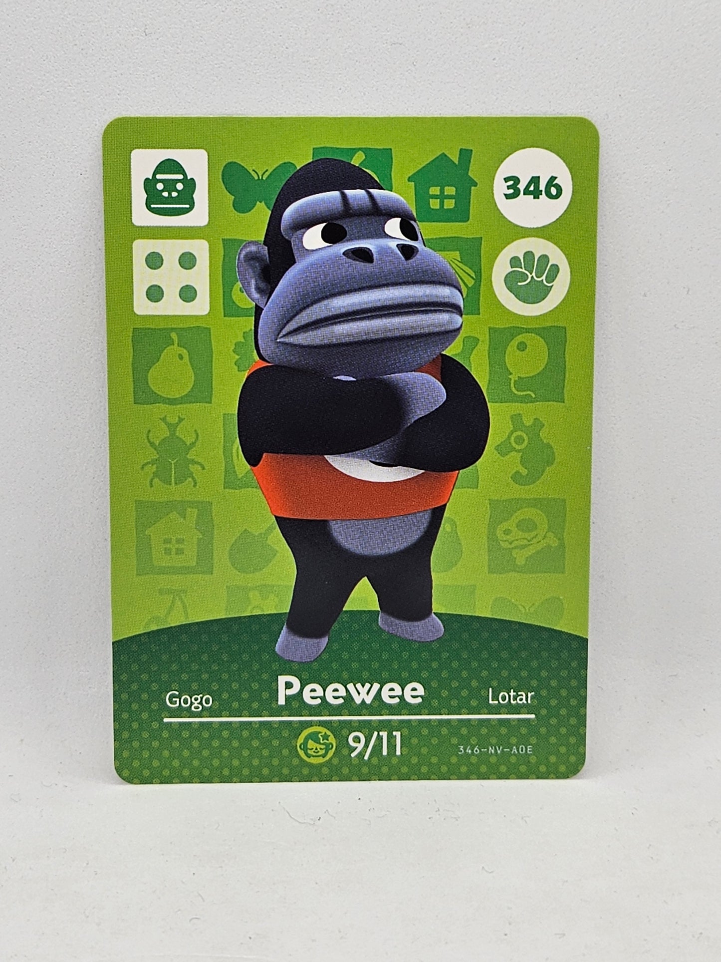 346 Peewee Animal Crossing Amiibo Card Series 4