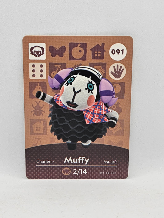 091 Muffy Animal Crossing Amiibo Card Series 1