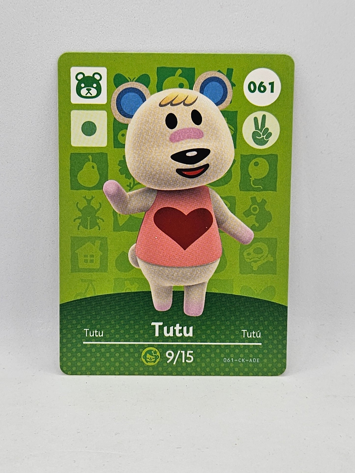 061 Tutu Animal Crossing Amiibo Card Series 1