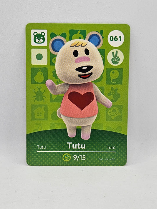 061 Tutu Animal Crossing Amiibo Card Series 1