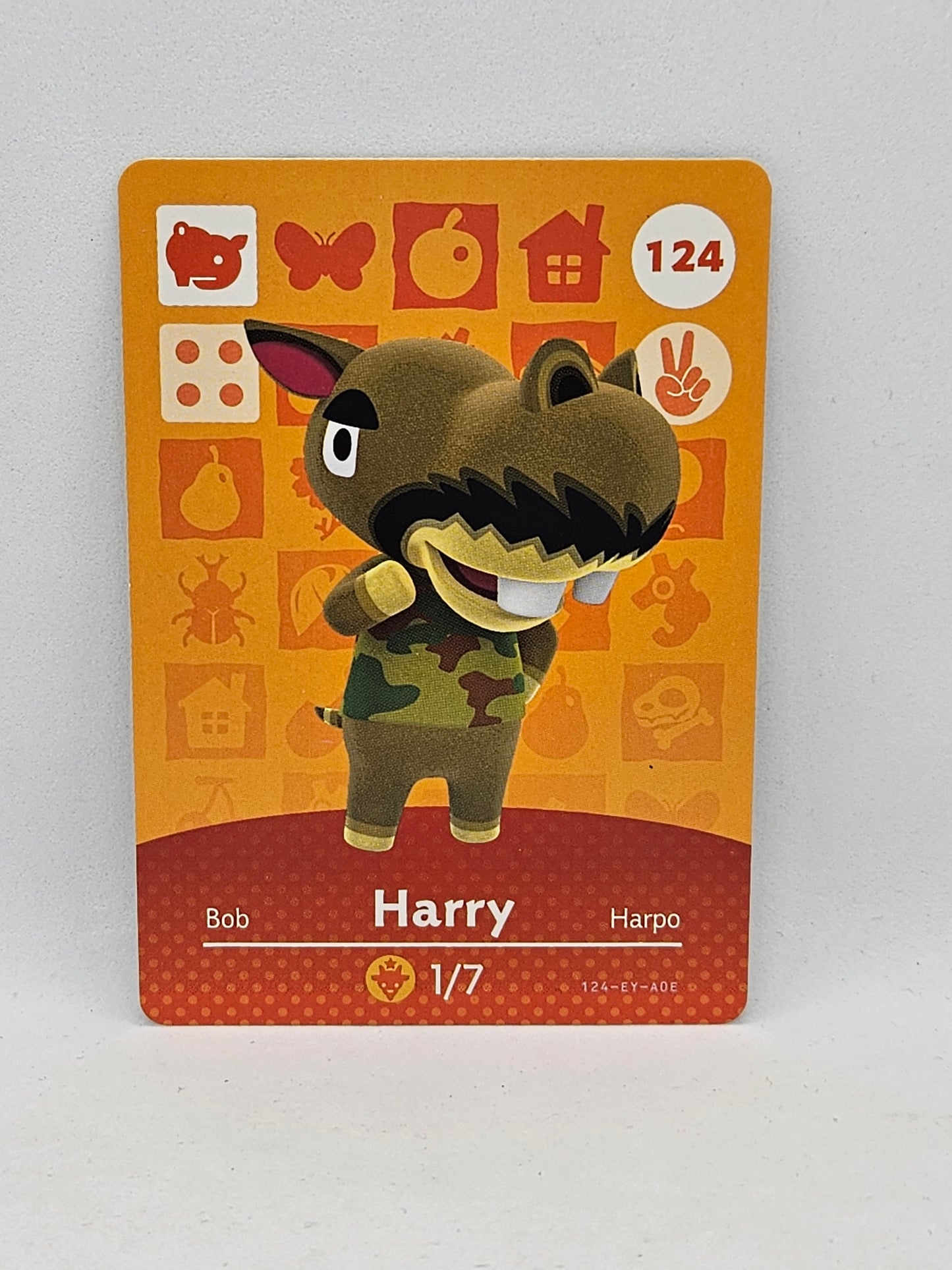 124 Harry Animal Crossing Amiibo Card Series 2