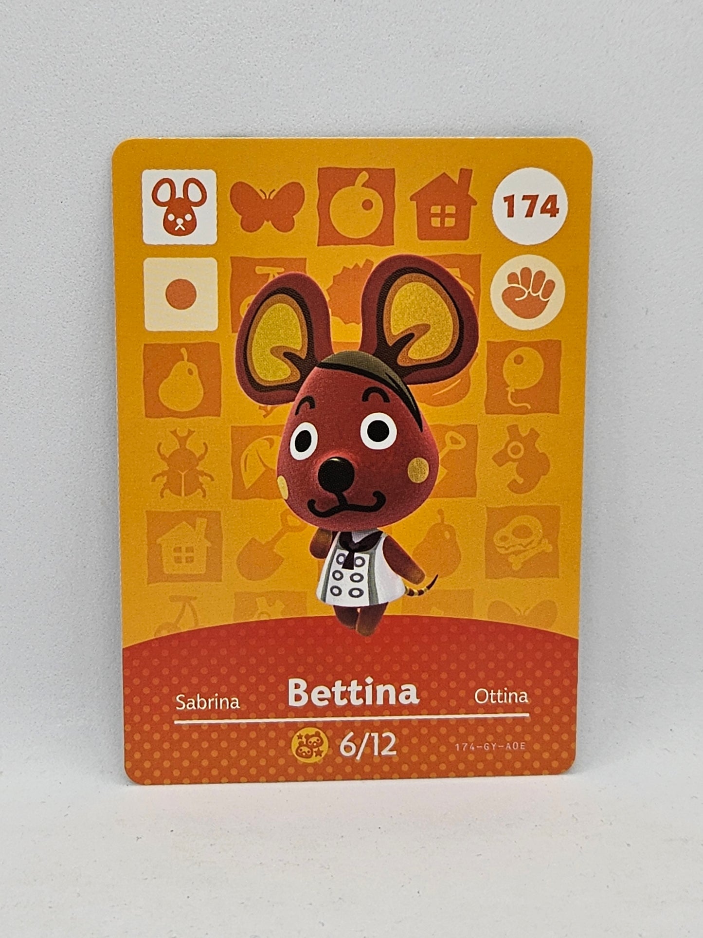 174 Bettina Animal Crossing Amiibo Card Series 2