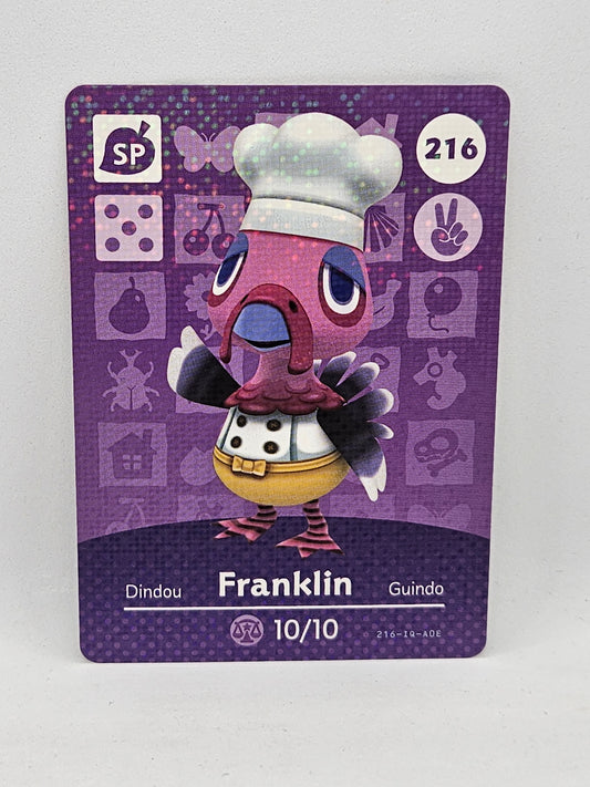 216 Franklin Animal Crossing Amiibo Card Series 3