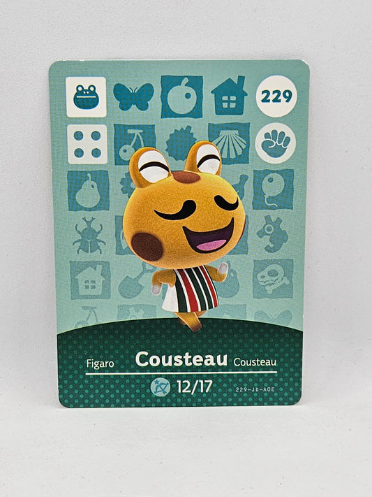 229 Cousteau Animal Crossing Amiibo Card Series 3