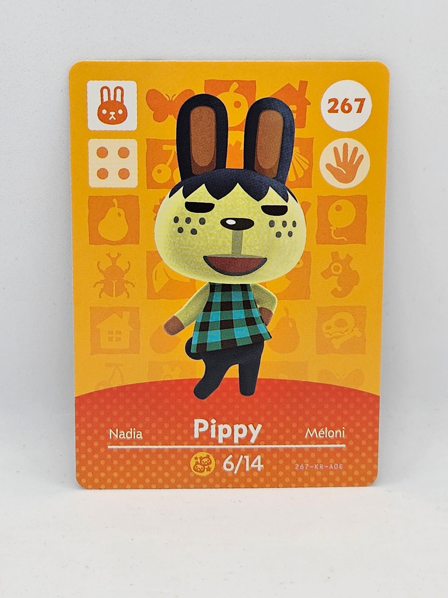 267 Pippy Animal Crossing Amiibo Card Series 3