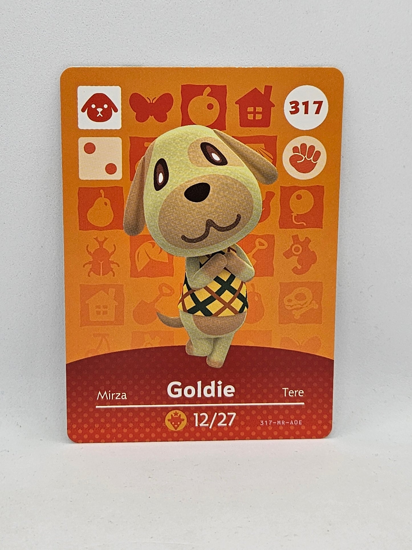 317 Goldie Animal Crossing Amiibo Card Series 4