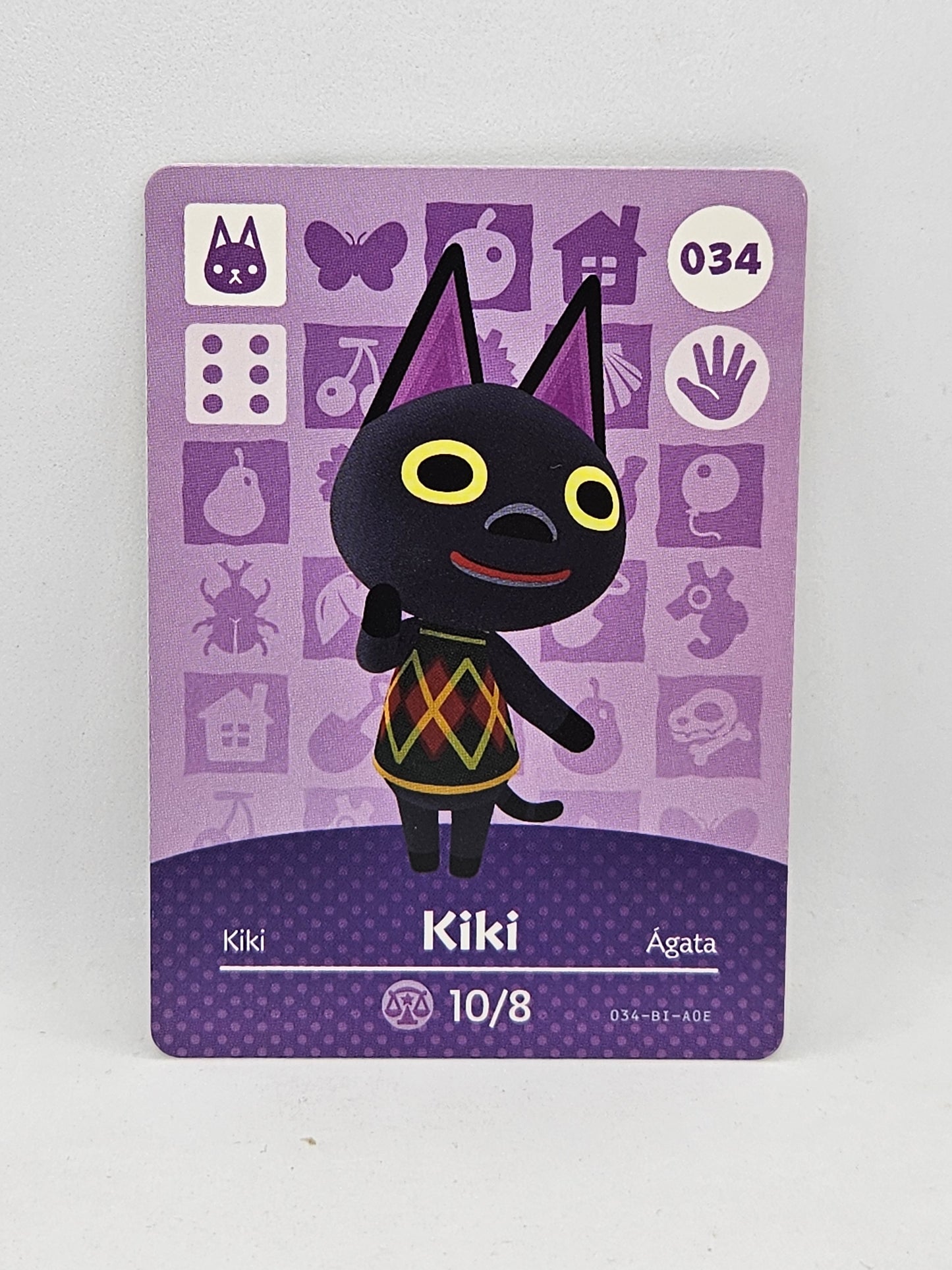 034 Kiki Animal Crossing Amiibo Card Series 1