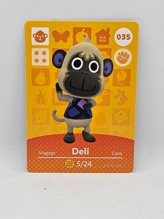 035 Deli Animal Crossing Amiibo Card Series 1