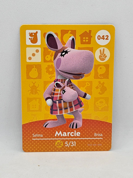 042 Marcie Animal Crossing Amiibo Card Series 1