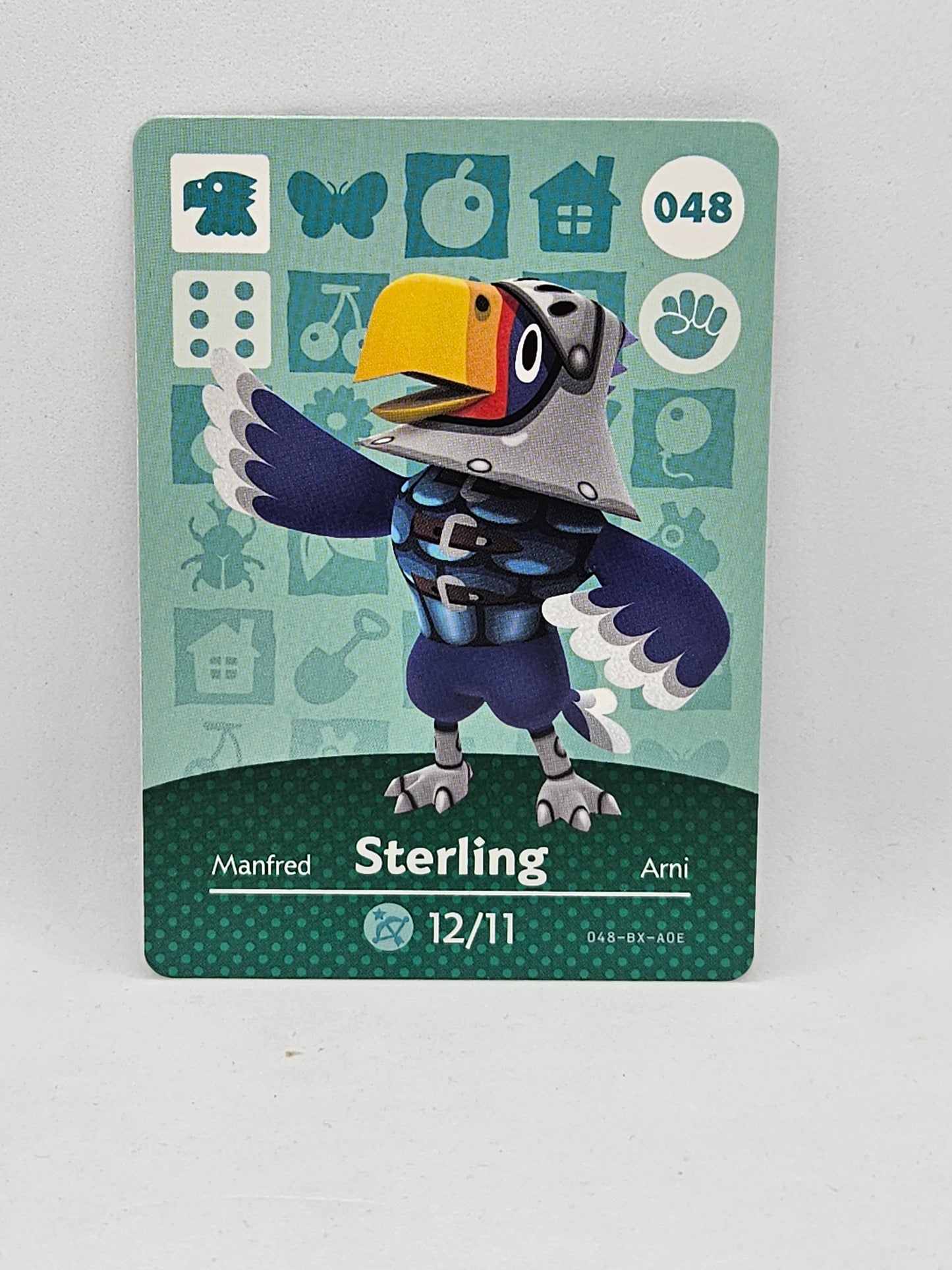 048 Sterling Animal Crossing Amiibo Card Series 1