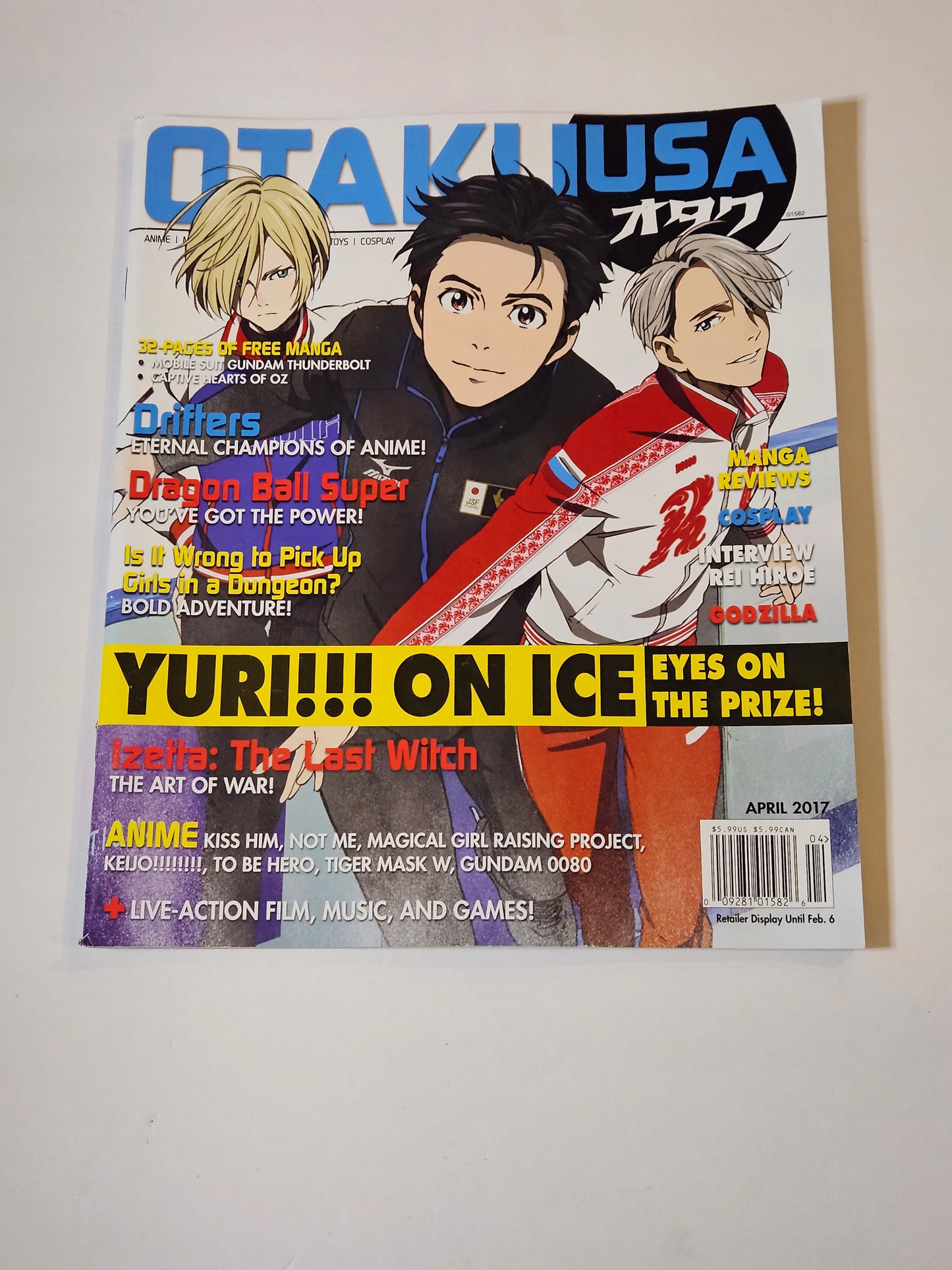 Otaku USA Magazine April 2017 Yuri!!! On Ice