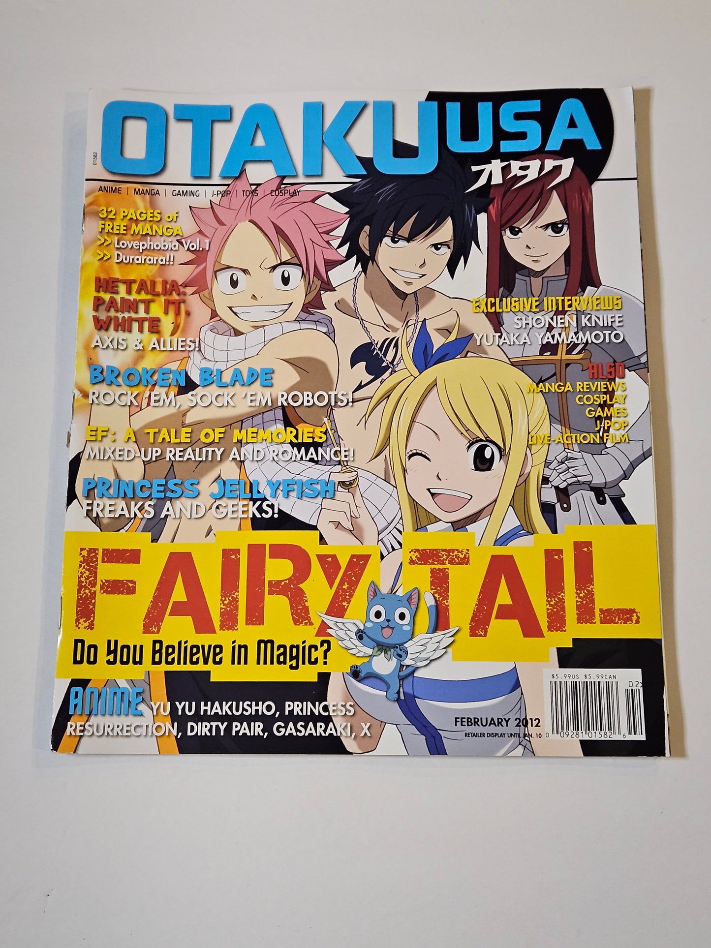 Otaku USA Magazine February 2012 Fairy Tail