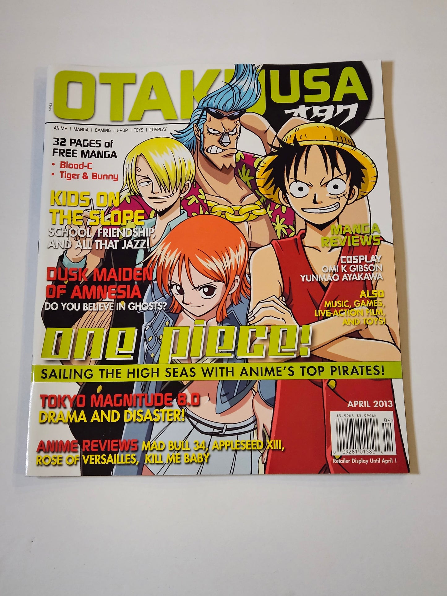 Otaku USA Magazine April 2013 One Piece