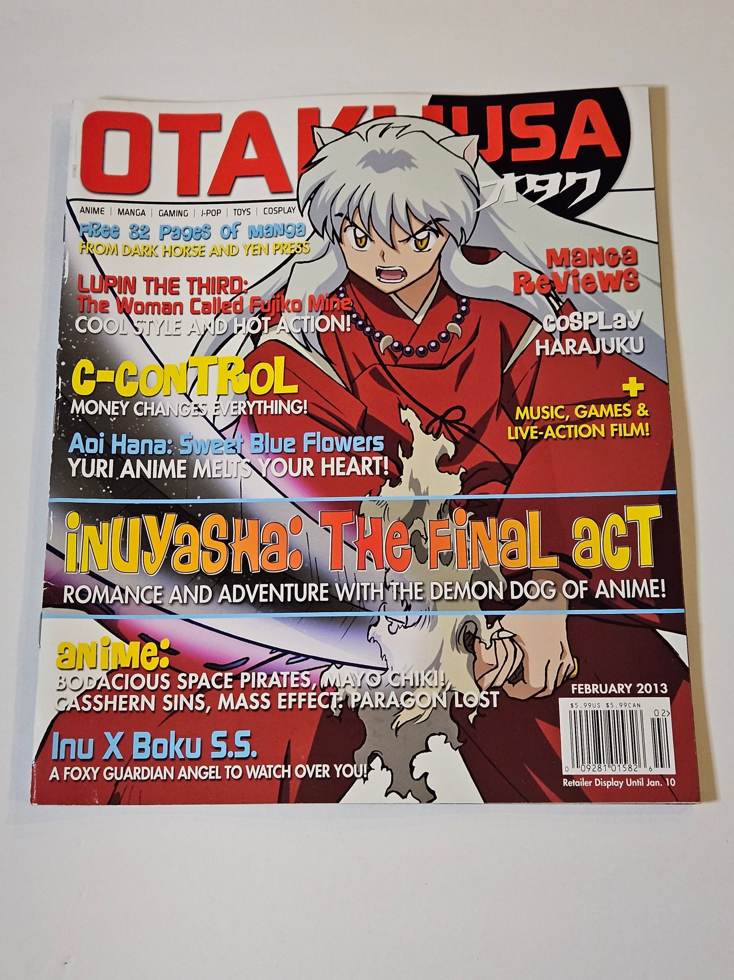 Otaku USA Magazine February 2013 Inuyasha: The Final Act