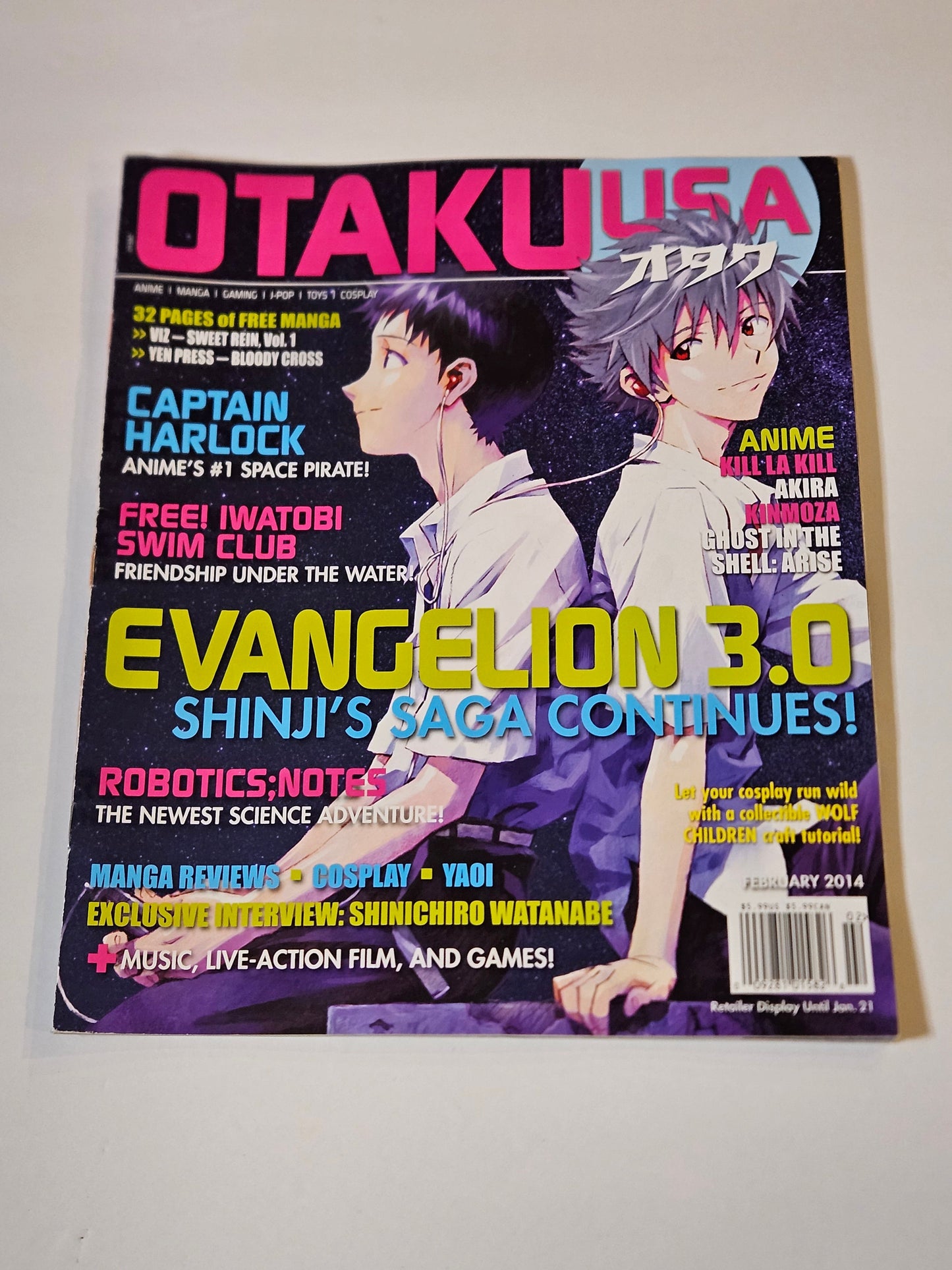 Otaku USA Magazine February 2014 Evangelion 3.0