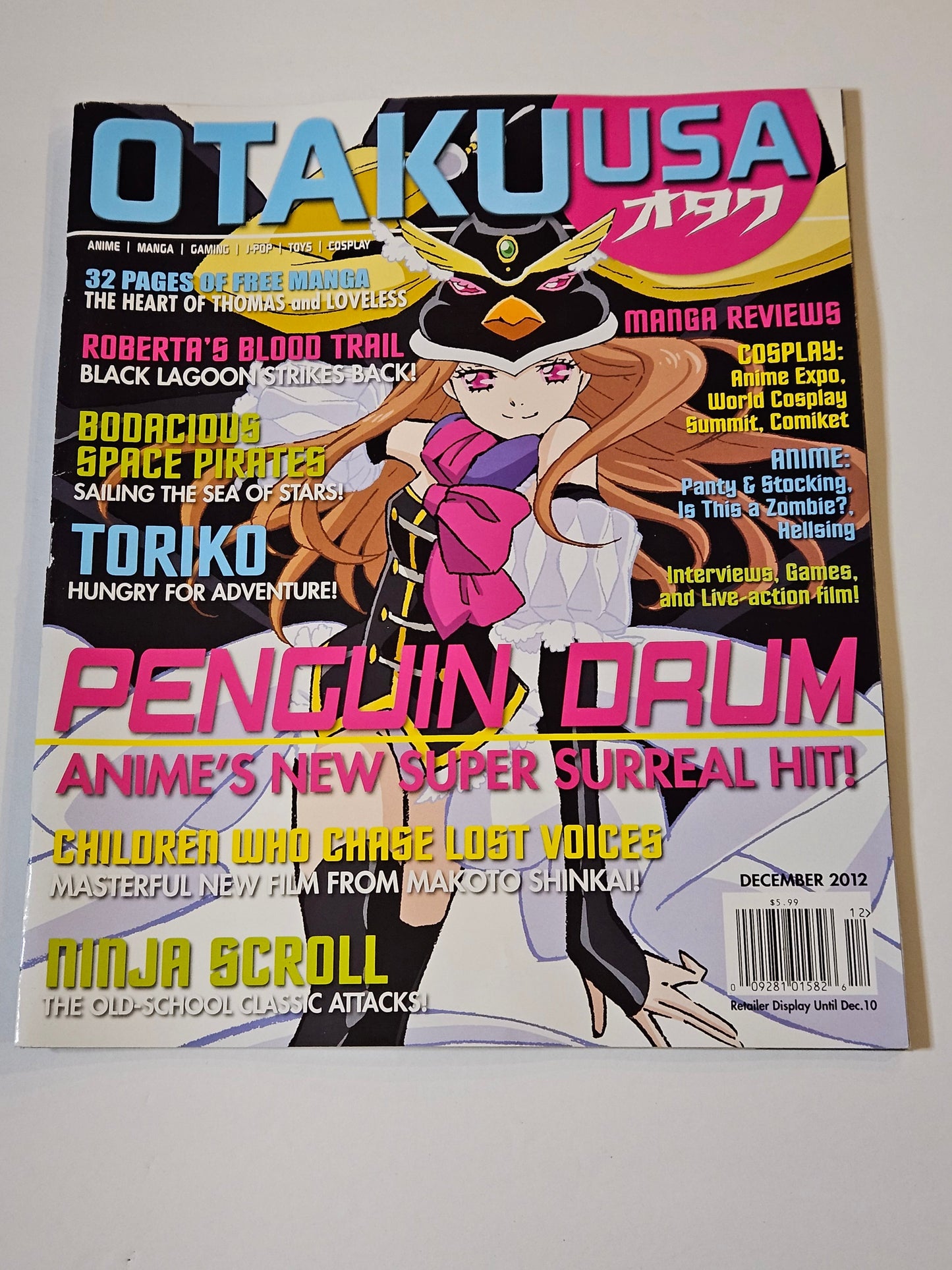 Otaku USA Magazine December 2012 Peguin Drum