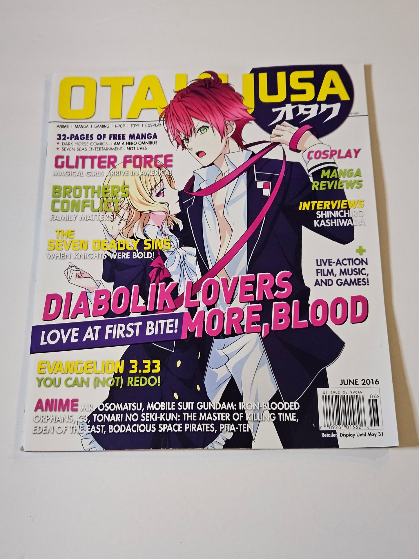 Otaku USA Magazine June 2016 Diabolik Lovers