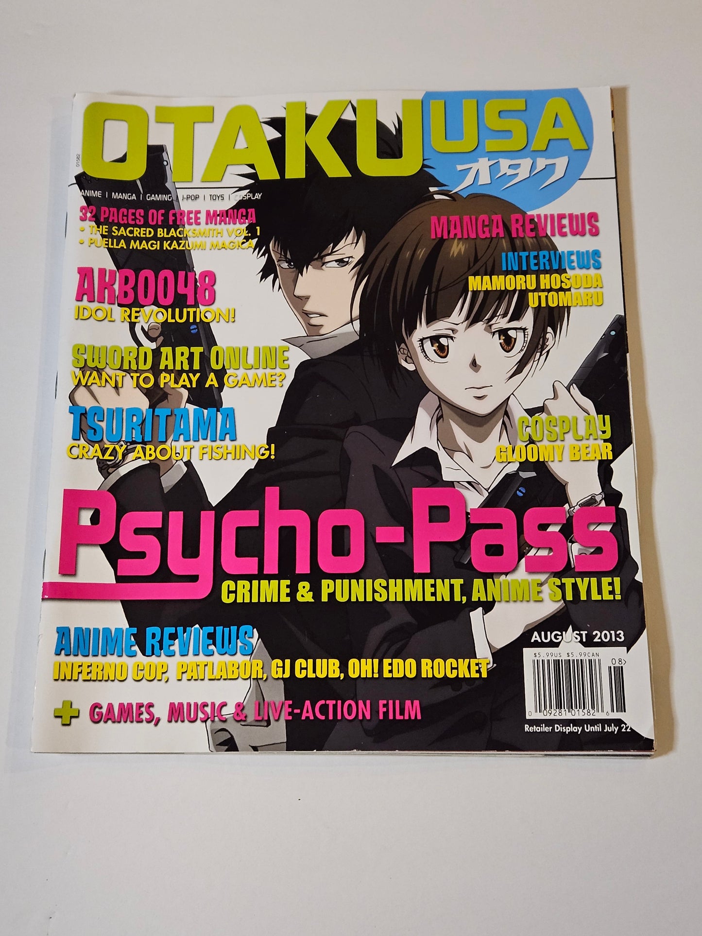 Otaku USA Magazine August 2013 Psycho-Pass