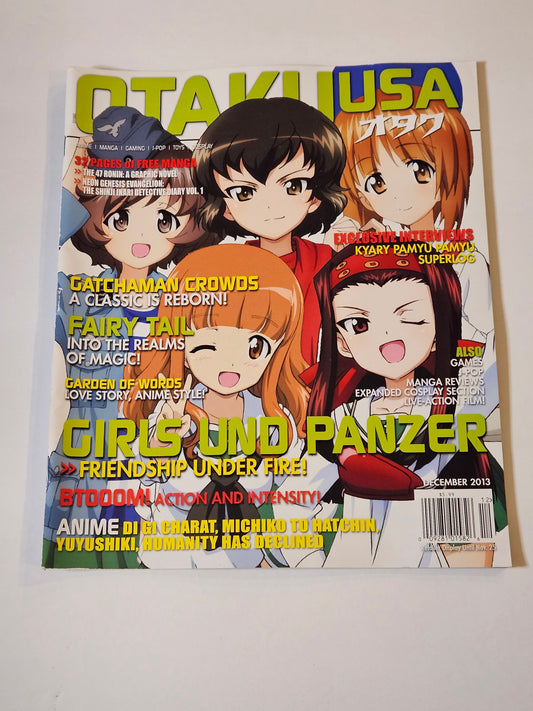 Otaku USA Magazine December 2013 Girls Und Panzer