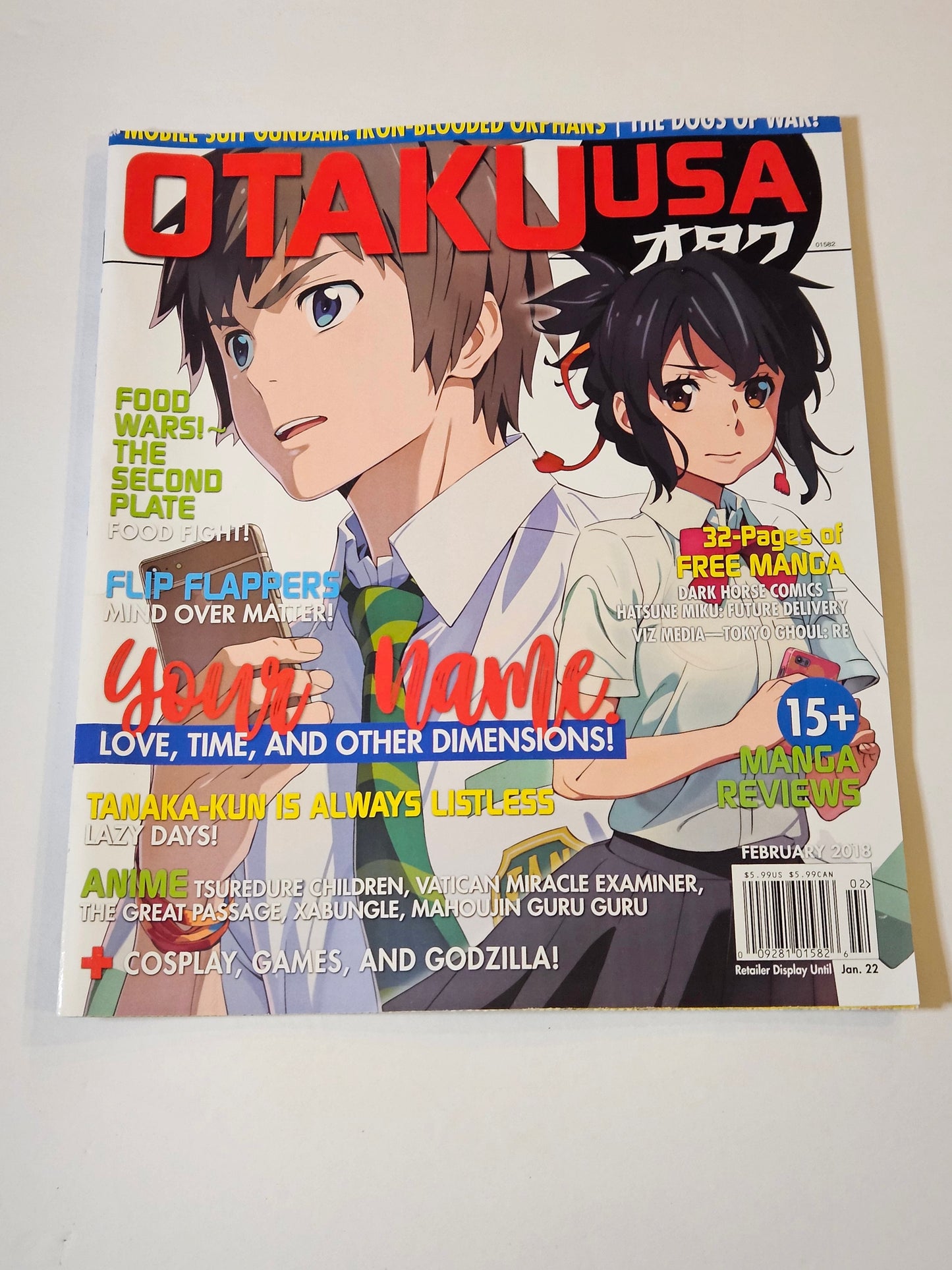 Otaku USA Magazine February 2018 Your Name