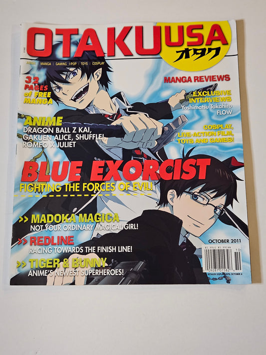 Otaku USA Magazine October 2011 Blue Exorcist