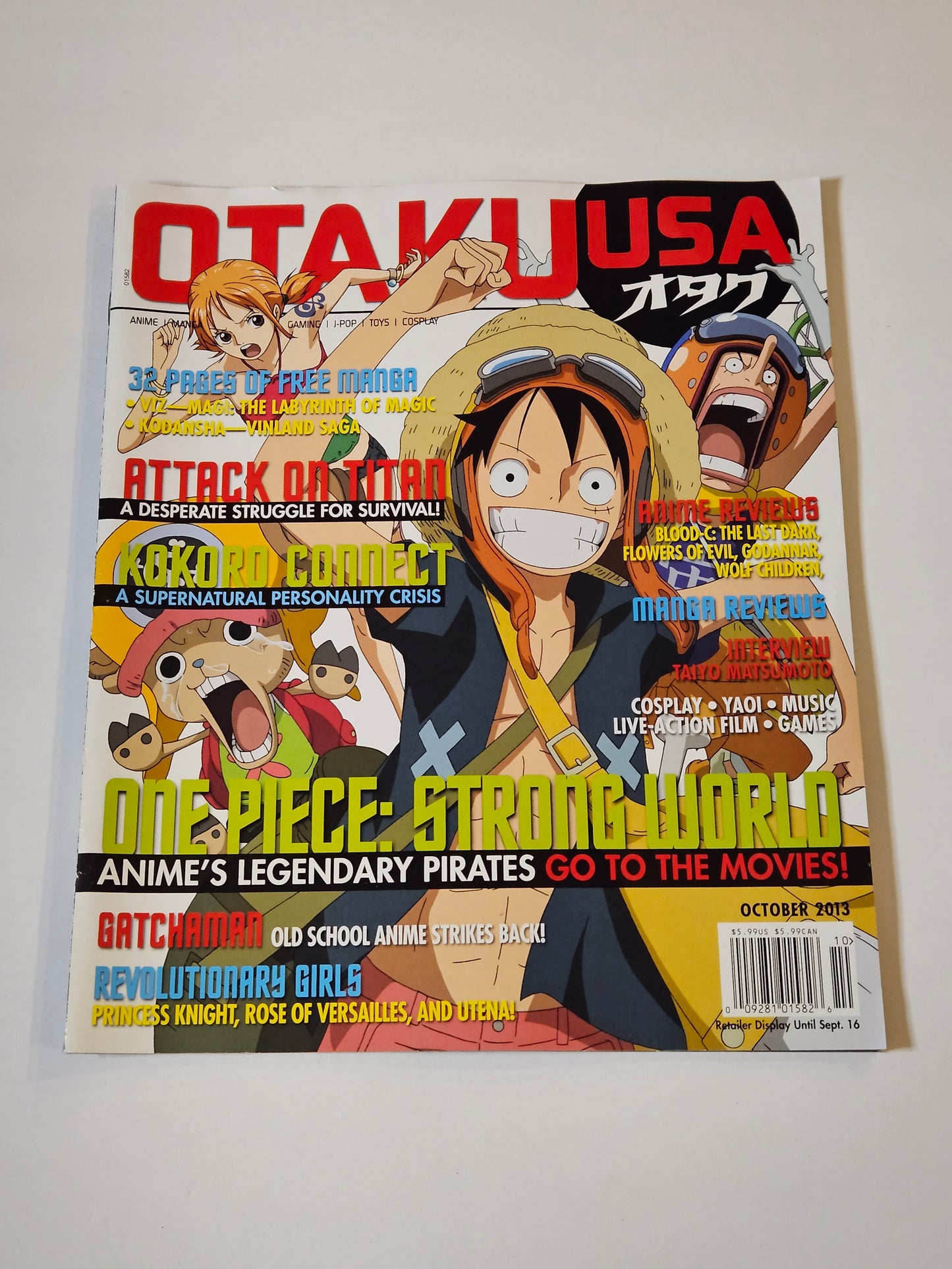 Otaku USA Magazine October 2013 One Piece