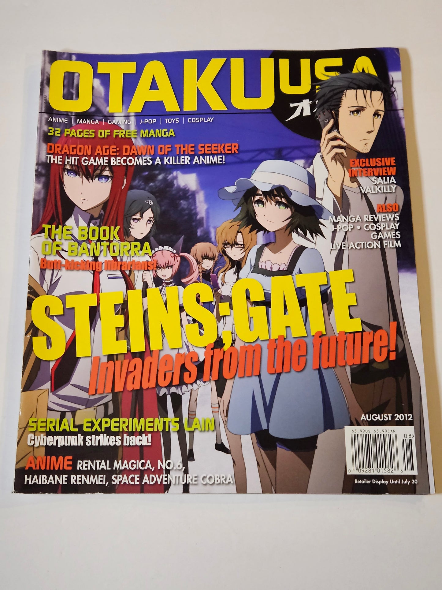 Otaku USA Magazine August 2012 Steins;Gate